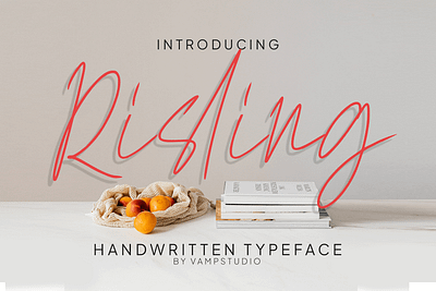 Risling Monoline Script Font branding design font font awesome font design font family fonts