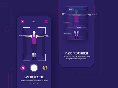 AI Fitness App Concept ai ai algorithms ai nutritionists ai trainers aifitness branding concept design feature fitness fitness course goals image recognition mobile mobileapp nutritional guidance ui user experience userinterface