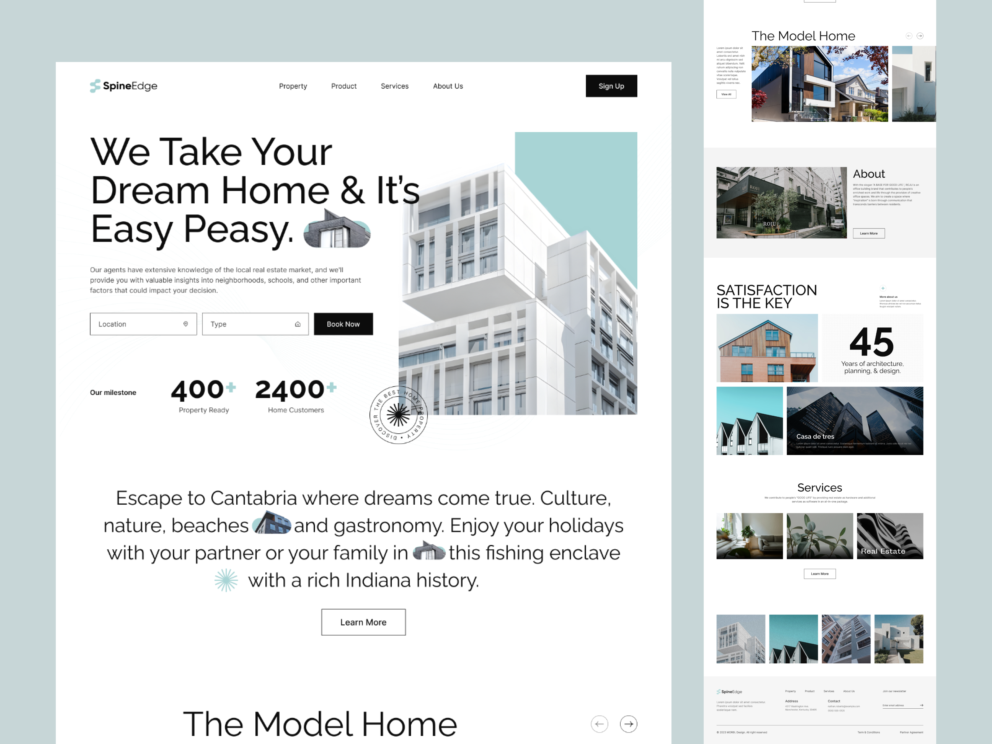 Example of Landing Page Design