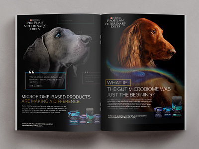 Purina Print Ad art direction bus ad campaign graphic design integrated campaign ooh print ads print design
