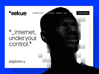 *Sekue, Internet, Under your control app artwork branding design graphic design illustration landing logo security ui ux vector web