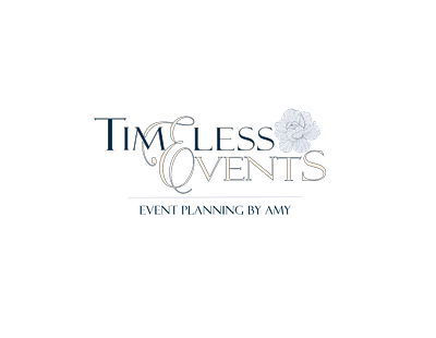 Timeless Event Planning Logo branding design graphic design logo