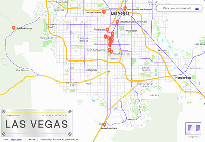 Las Vegas branding data visualization design discover figma graphic design illustration infographic las vegas mapbox maps nevada popular tableau to do list vegas web design