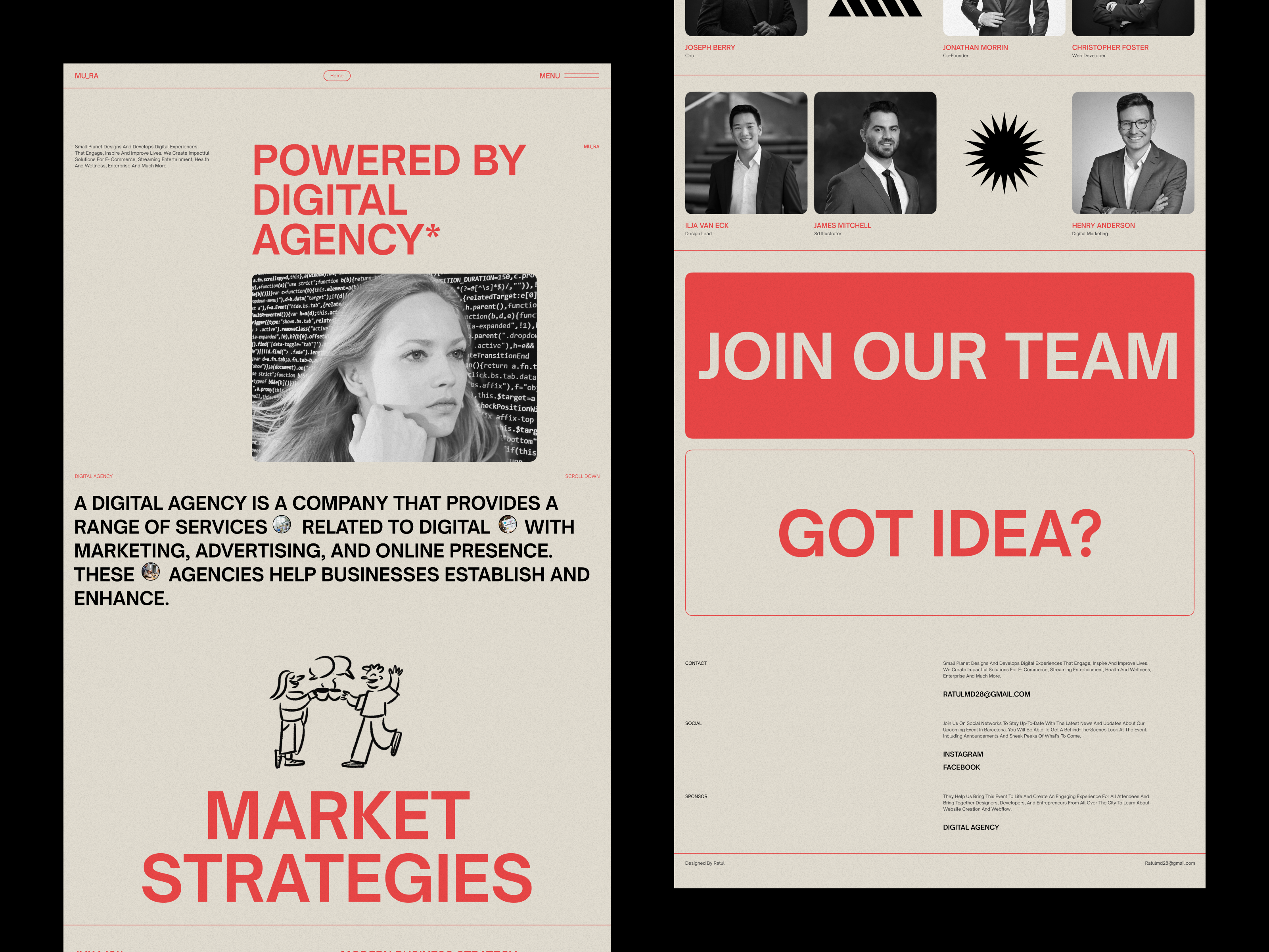 UI/UX For Digital Agency Website Design agency website business website clean ui creative agency digital agency dribbble showcase landing page minimalist design modern ui portfolio website professional website responsive design ui design uiux user experience ux design web design web development web interface website ui