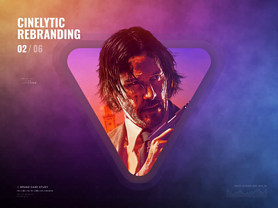 Cinelytic: Brand Identity System - Part 2/6 animation brand branding business concept dtail film industry guidelines idea identity logo marketing movie app patterns rebrand redesign spaceship streaming app symbol ui
