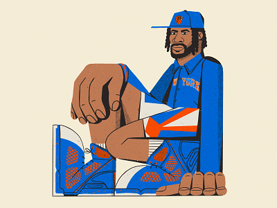D Rose all the pretty colors d rose fashion illustration kith nathan walker nba new york new york knicks sneakers