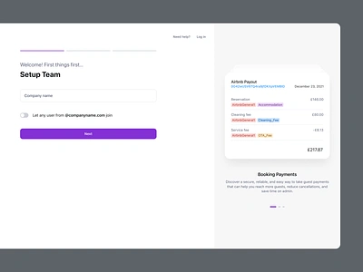 Product Onboarding - Setup Team add team members app app onboarding branding clean dashboard design illustration list product onboarding product showcase setup team steps tool first steps ui user interface ux