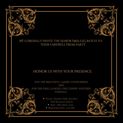 A Prom invitation design. branding design graphic design invitation