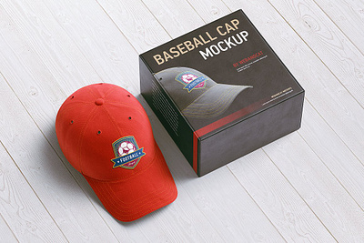 Baseball Cap 3D Mockup fabric