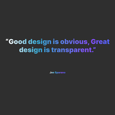 Joe Sparano - Quote of the Day animation branding design gradient graphic design illustration logo quote quote of the day typography ui ux vector