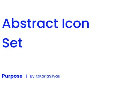 Abstract Icon Set abstract icons icon icon set ui