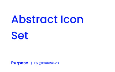 Abstract Icon Set abstract icons icon icon set ui