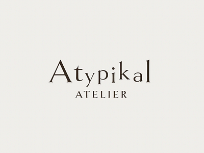 Atypikal Atelier Branding animation brand design branding illustration timeless design visuals