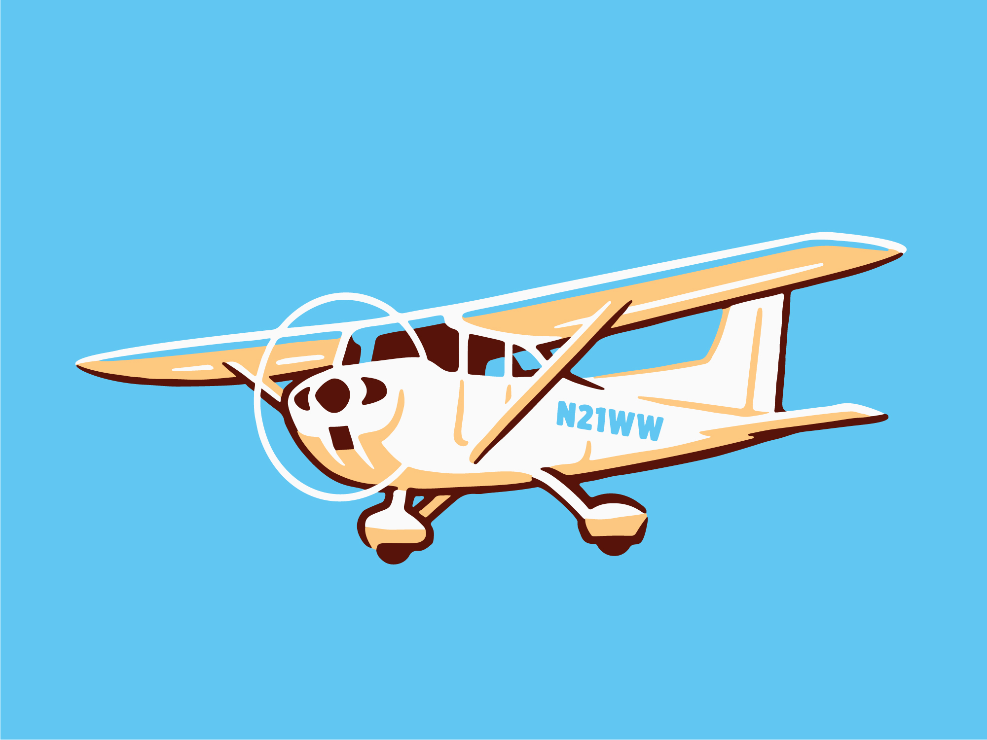 cessna airplane clipart