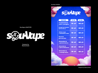 SourVape art branding design graphic design illustration logo