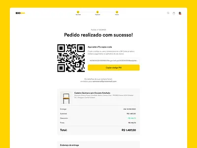 Checkout Resume - Pix Transaction checkout credit card e commerce payment pix ui design web design