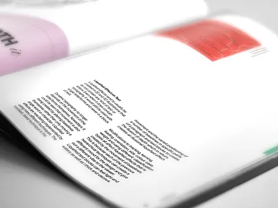 Cliché branding design illustration magazine publication typography vector