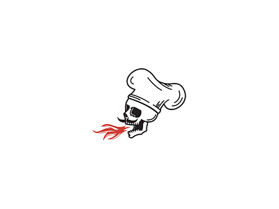 Loco Local Kitchen - Logo brand brand identity branding chef cook design graphic design icon illustration kitchen logo logo design logo inspiration logo mark mark modern restaurant skull undead vector