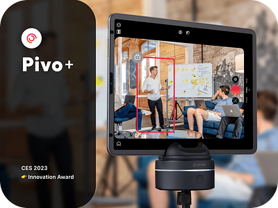 Pivo.AI | Innovation Award 🏆 ai app award camera innovation mobile pivo pivo.ai product design social startup tablet ui ux video