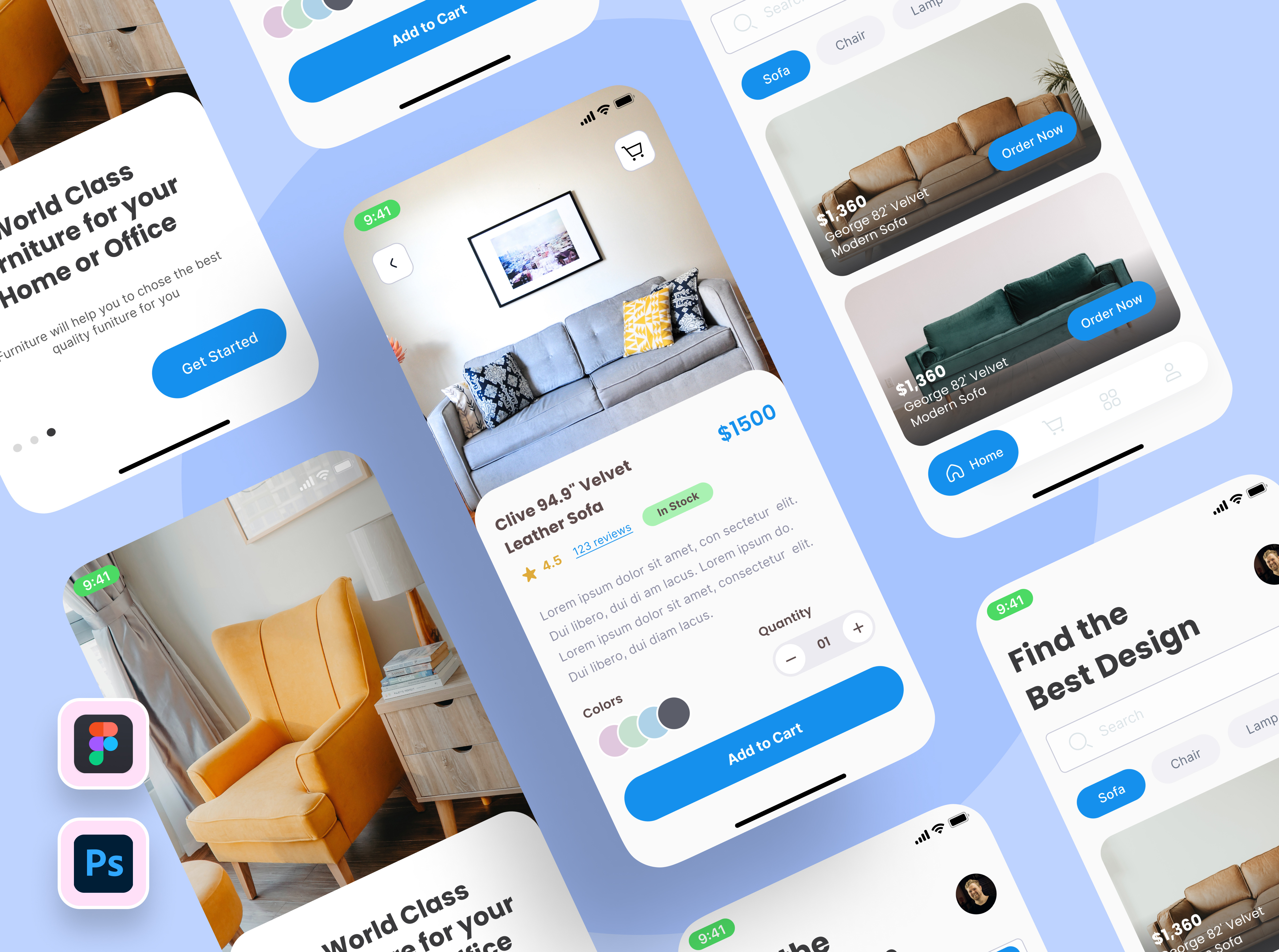 Furniture UI UX designs, themes, templates and downloadable graphic ...