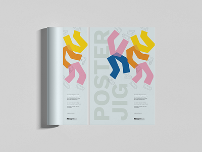 Poster Design: Poster Jig branding colorful colorful design design graphic design illustration poster poster design print type typography vector