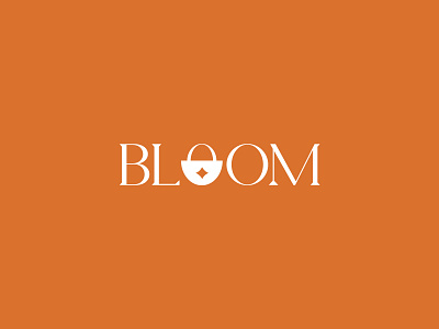 BLOOM I Logo I Cosmetics Store bloom branding cosmetic store cosmetics design flat graphic design logo minimal minimal logo shopping