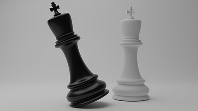 King | Roi | Blender 3d asset blender chess cours echec formation gratuit king lesson model pawn pion roi sculpt tuto tutorial tutoriel video vnib