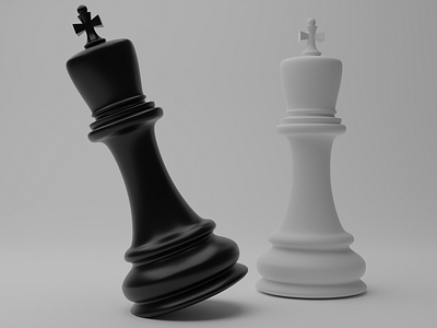 King | Roi | Blender 3d asset blender chess cours echec formation gratuit king lesson model pawn pion roi sculpt tuto tutorial tutoriel video vnib