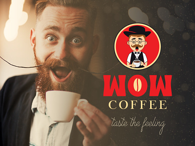 WoW Coffee Logo Design - Vol 2 bags beans branding coffee cup drink gentleman logo logo design logodesign luxury monogram nature packaging starbucks tea wow