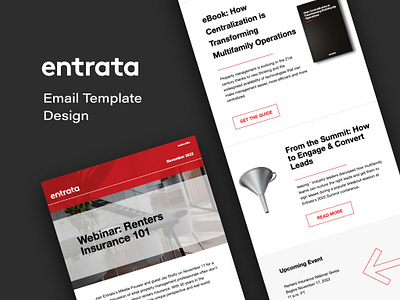 Entrata Email Template Design css design emaildesign emails graphic design html ui webdesign webdeveloper