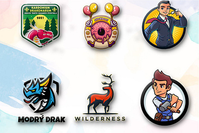 Mascot Logos 3d branding gaminglogo graphic design logo mascot