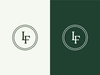 LF Monogram branding farm homestead logo monogram