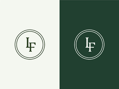 LF Monogram branding farm homestead logo monogram