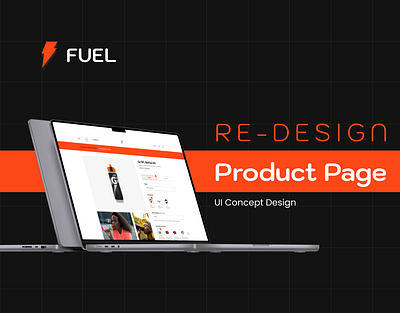 FUEL - ReDesign Product Page figma product ui design web design
