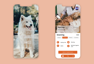 PetWORLD app design ui ux