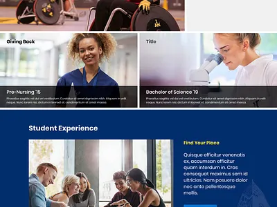 Glenville State College Web Redesign education redesign ui ux