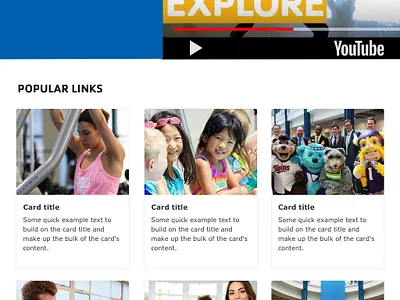 YMCA Maryland Web Redesign design ui ux