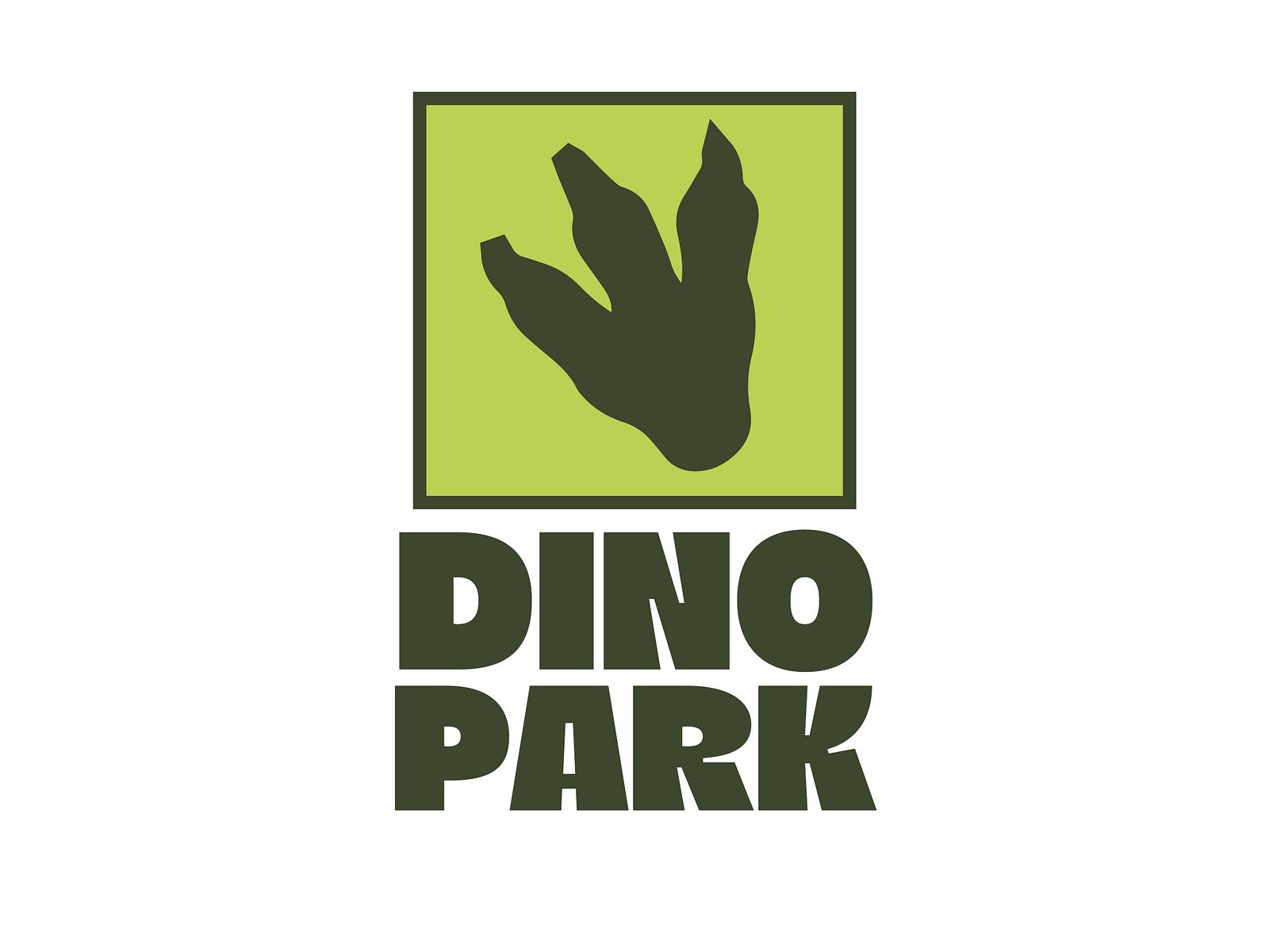 Day 35 Logo Challenge - Dinosaur Amusement Park Logo by Hannah Nadelson ...