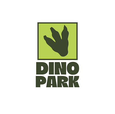Day 35 Logo Challenge - Dinosaur Amusement Park Logo brand identity branding dailylogochallenge design graphic design illustration logo vector