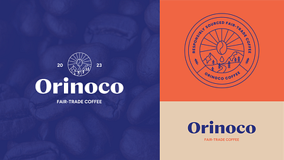 Orinoco Coffee Branding brand identity system branding coffee branding coffee logo coffee packaging design fair trade branding graphic design illustration logo