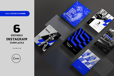 GYM - INSTAGRAM CANVA TEMPLATE EDITABLE canva social media canva template graphic design gym gym social media gym template instagram instagram template social media social media template template canva