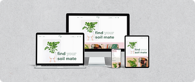 Near Eden, Plant Store Website branding design digital design graphic design landning page layout logo mobile plant store branding responsive site splash page type typography ui uiux ux vector web web design website