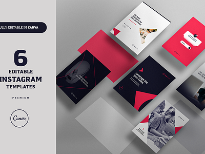 Marketing - Instagram Canva Template canva social media canva template graphic design instagram marketing design marketing inspiration marketing template social media social media template template canva