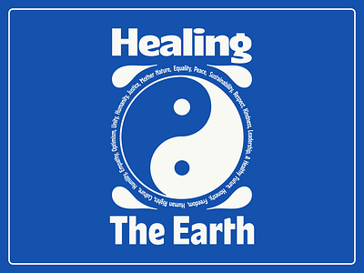 Healing The Earth ✺ Tee Design branding graphic design illustration vector