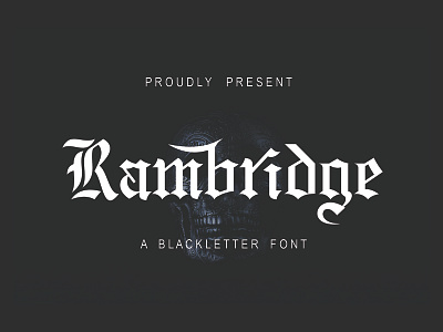 Rambridge Font handwritten