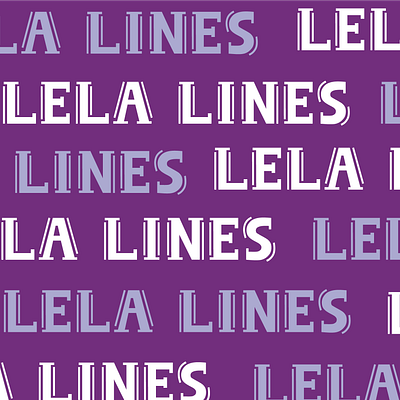 Type Design - Lela Lines design glyphs graphic graphic design serif typedesign typeface typography