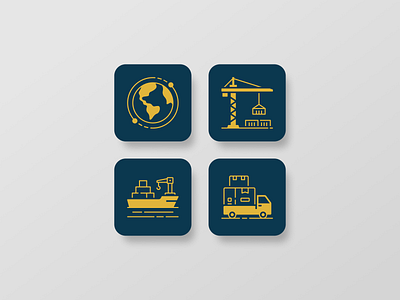 Shipping Icons app icons branding design graphic design icon design iconography icons iconset illustration line icons logo icon minimal outline ui ui icons user interface design