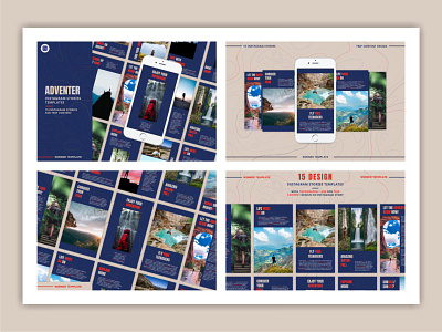 Adventer Instagram Stories Template instagram graphic