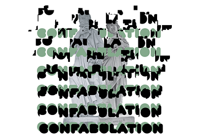 Confabulation collage art digital art digital collage distortion art photography typography