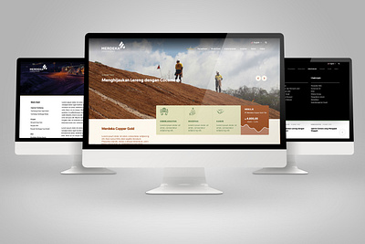 Landing Page Merdeka Copergold branding graphic design l ui